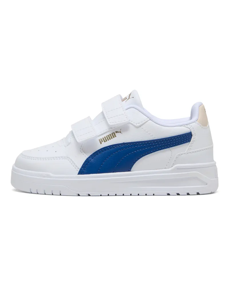 Puma Shuffle Downtown Low Sneakers Kinder, Schuhe, Weiß Weiß