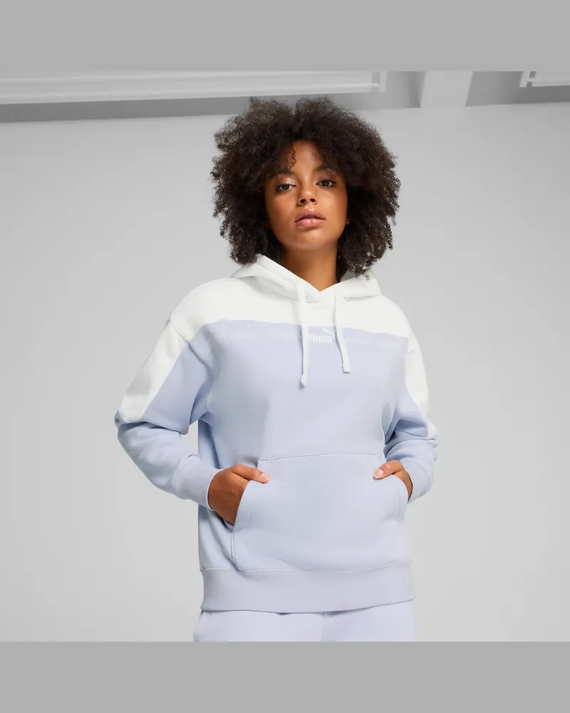 Puma Around The Block Hoodie Damen, Kleidung, Blau Blau