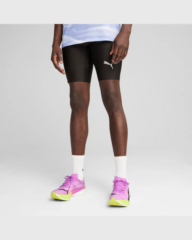 Puma RACEDAY ULTRAFORM 9" Radlerhose Herren, Kleidung, Schwarz Schwarz