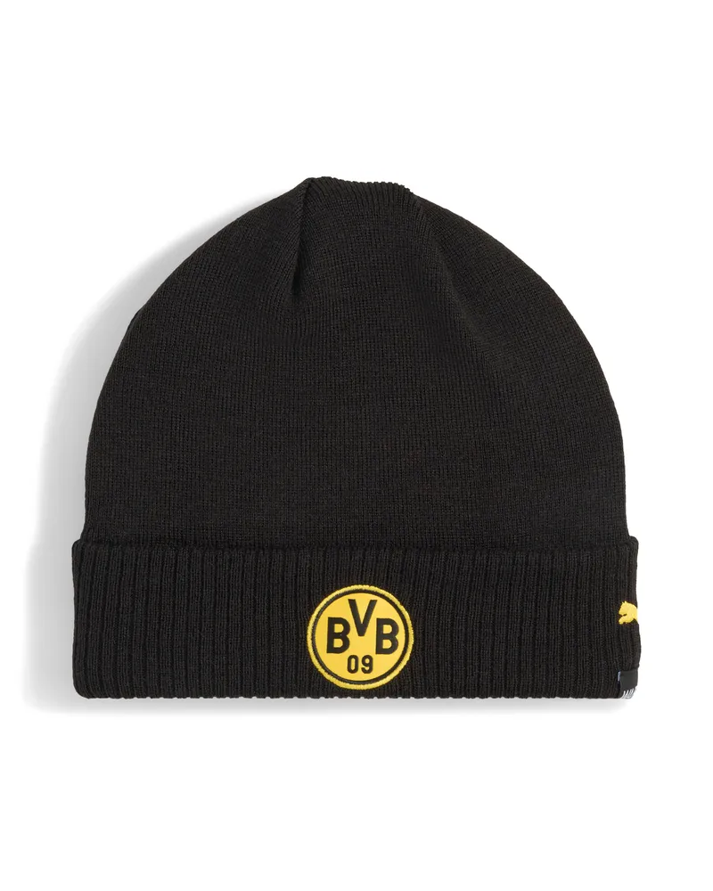 Puma Borussia Dortmund ftblEssentials Beanie, Accessoires, Schwarz Schwarz