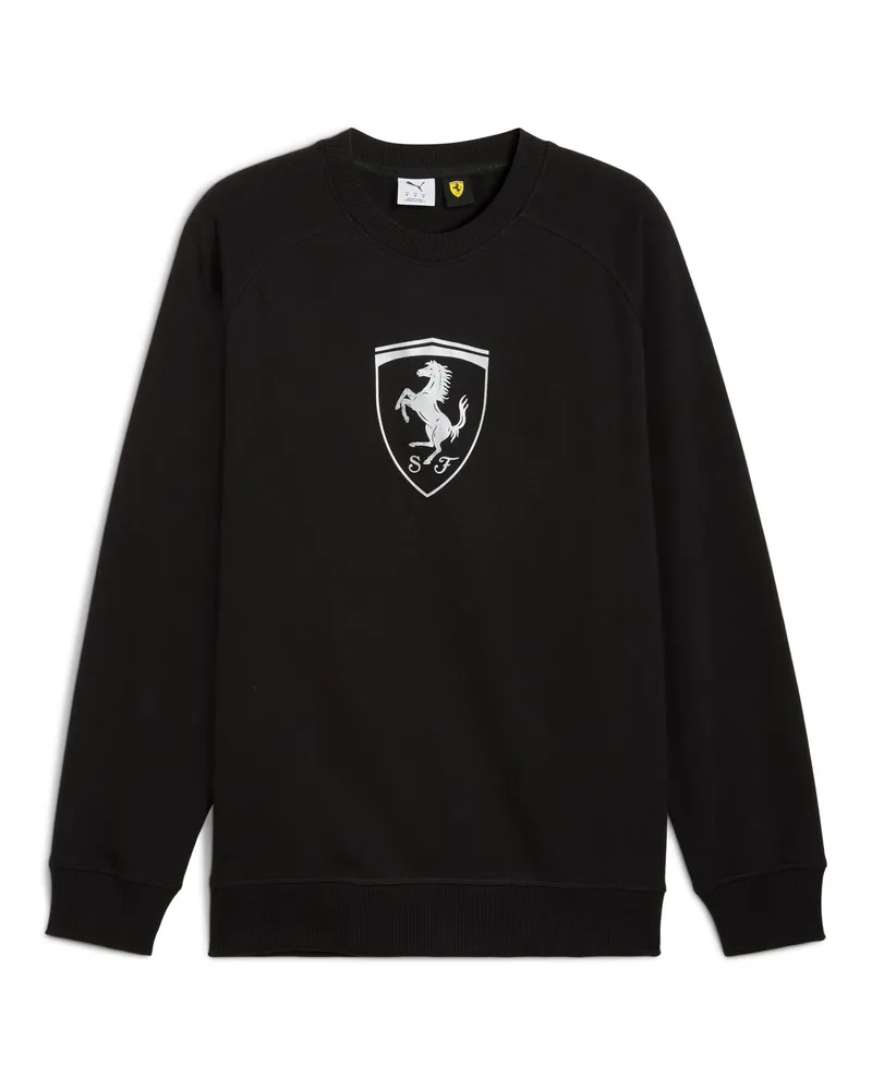 Puma Scuderia Ferrari Sportswear Shield Sweatshirt Herren, Accessoires, Schwarz Schwarz