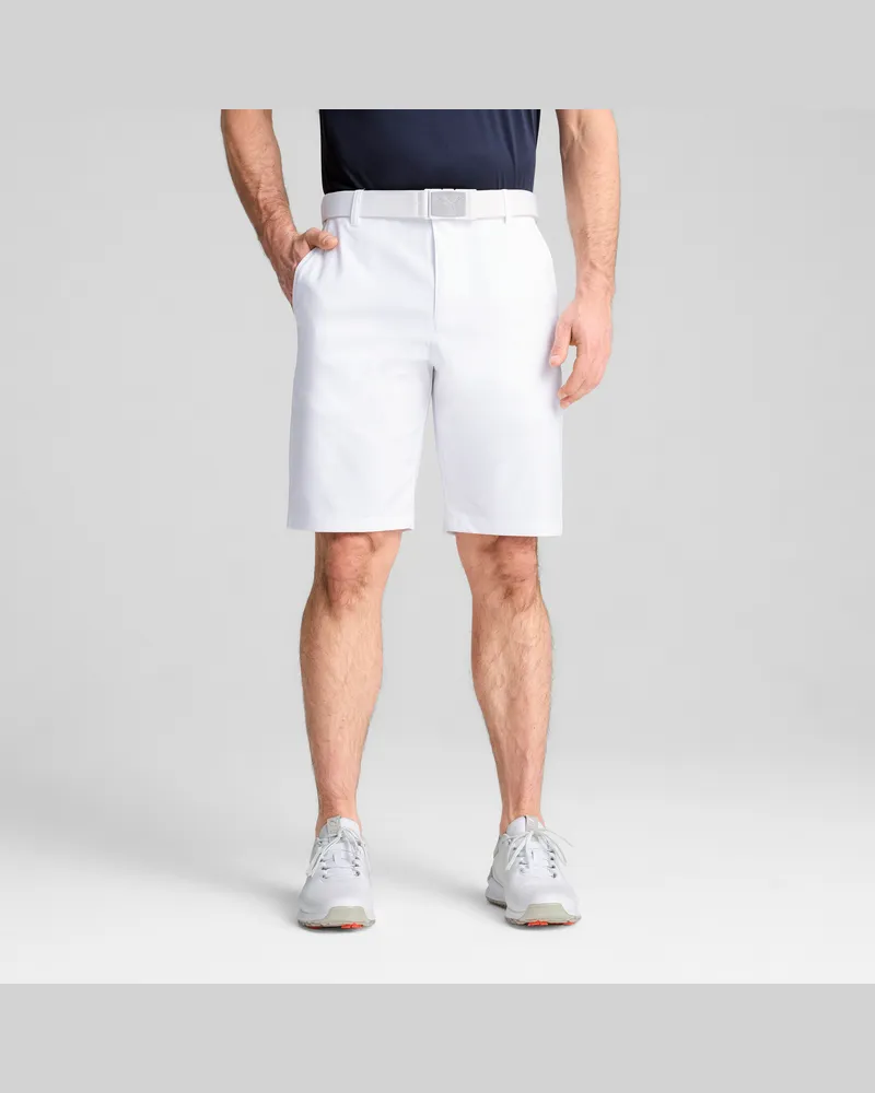 Puma Dealer 10" Golfshorts Herren, Kleidung, Weiß Weiß