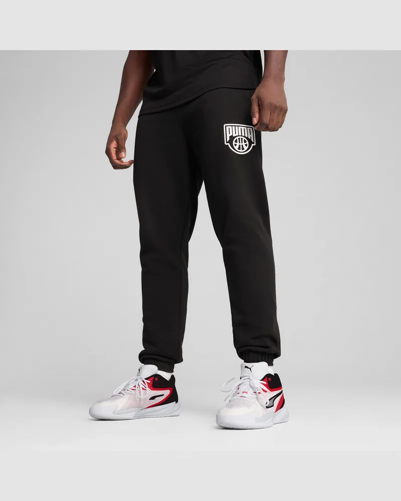 Puma Posterize Basketball-Jogginghose Herren, Accessoires, Schwarz Schwarz