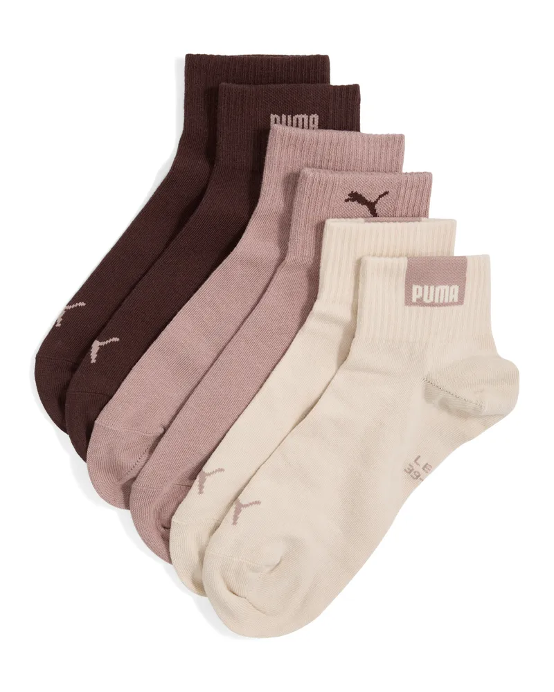 Puma Unisex Sportsocken (3er-Pack), Kleidung Beige