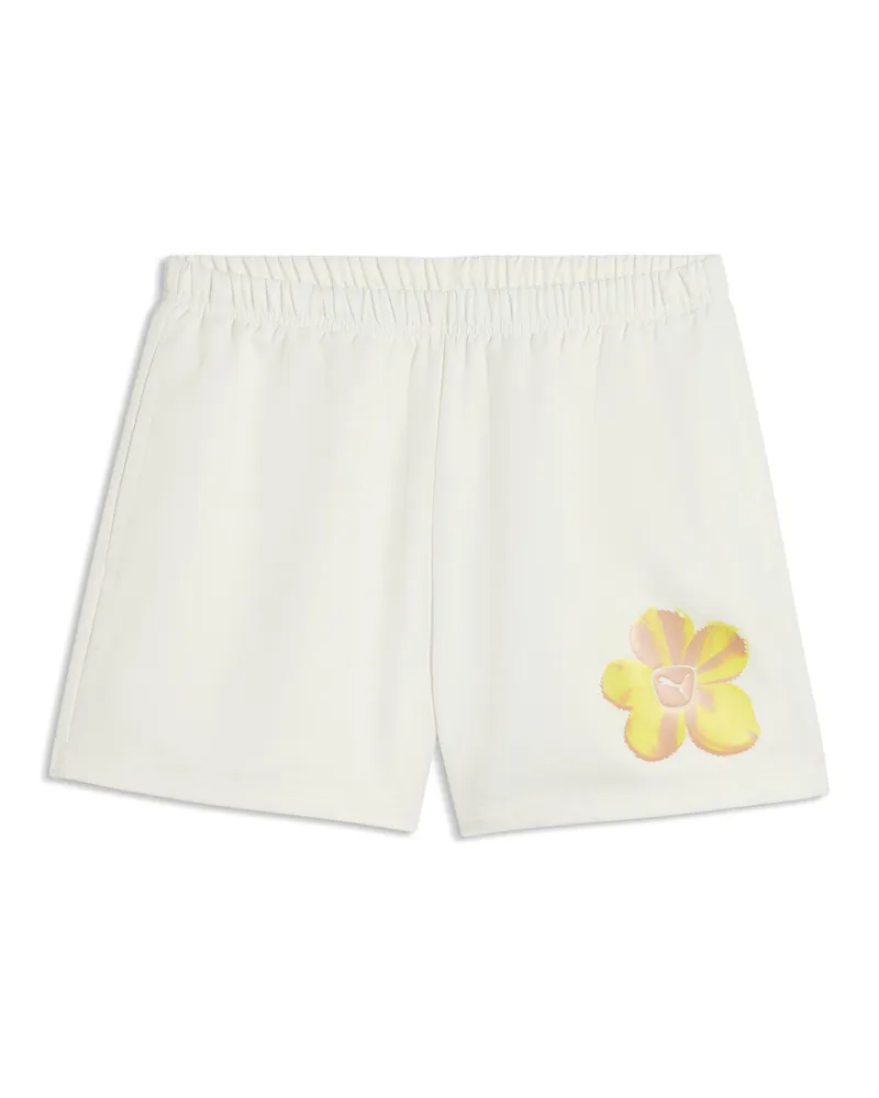 Puma Graphics Bloom Shorts Damen, Accessoires, Weiß Weiß