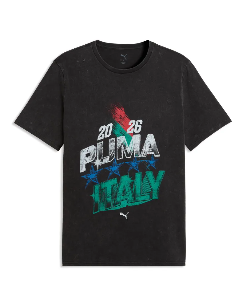 Puma Fanpack 90s Bespoke Relaxed T-Shirt Herren, Accessoires, Schwarz Schwarz