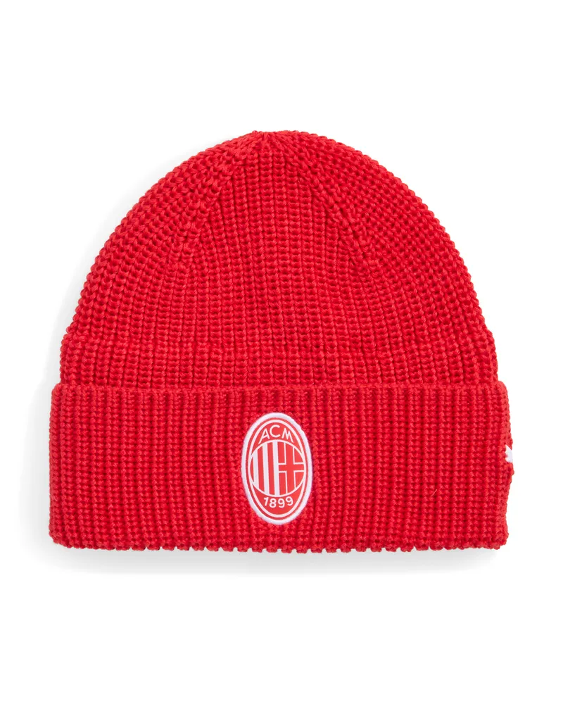 Puma AC Milan Essentials Beanie, Accessoires, Rot Rot