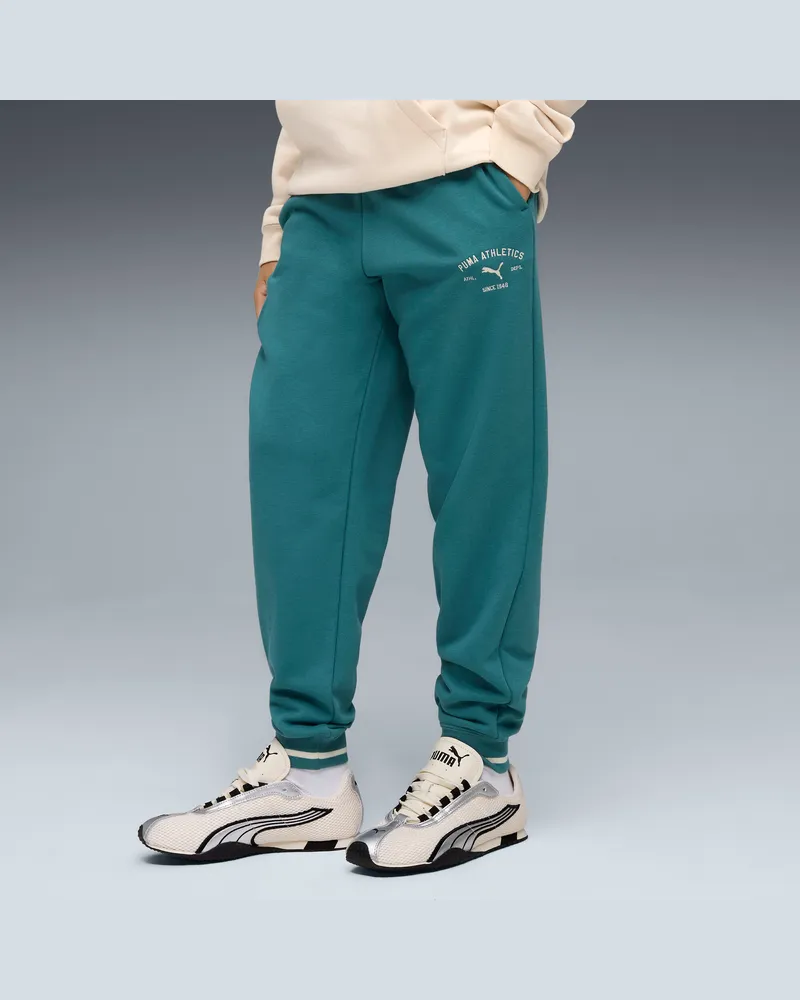 Puma Class Graphic Jogginghose Teenager, Kleidung, GrÃ¼n Grã¼n