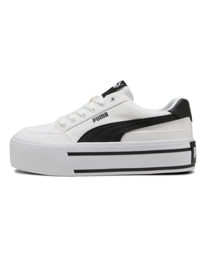 Puma Court Classic Vulc Platform Sneakers Damen, Schuhe, Weiß Weiß