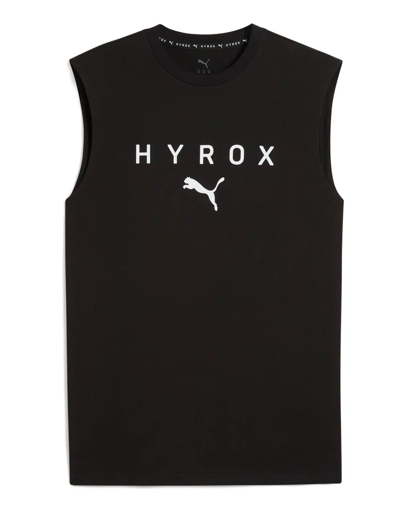 Puma x HYROX Cut-Off Tanktop Herren, Accessoires, Schwarz Schwarz
