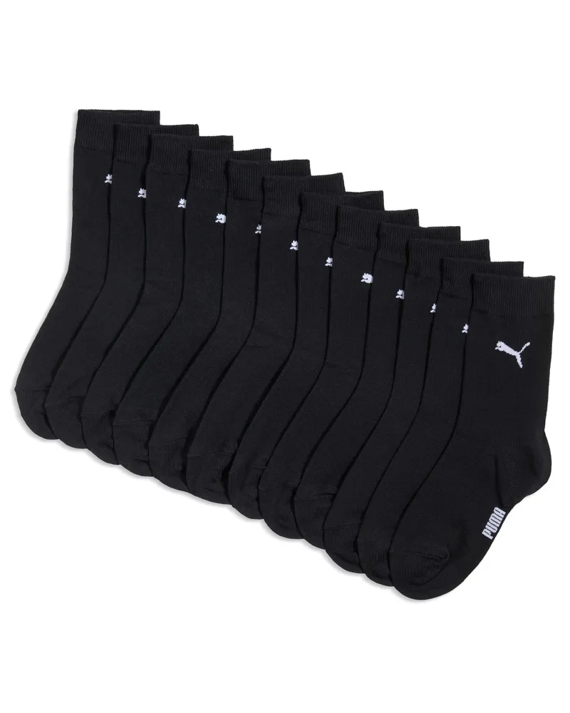 Puma Classic Socken Teenager (6er-Pack), Accessoires, Schwarz Schwarz