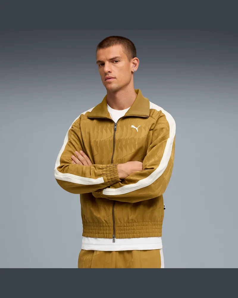 Puma The NeverWorn VI T7 Trainingsjacke Herren, Kleidung, Braun Braun