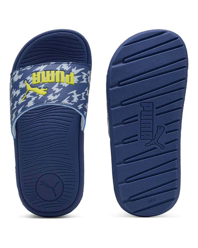 Puma Cool Cat 2.0 Poised 2 Race Slides Kinder, Schuhe, Blau Blau