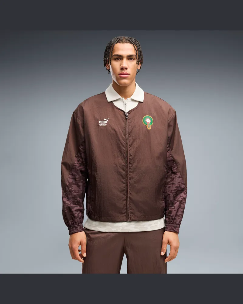 Puma x MAROKKO x SALEHE BEMBURY KING Trainingsjacke Herren, Kleidung, Braun Braun