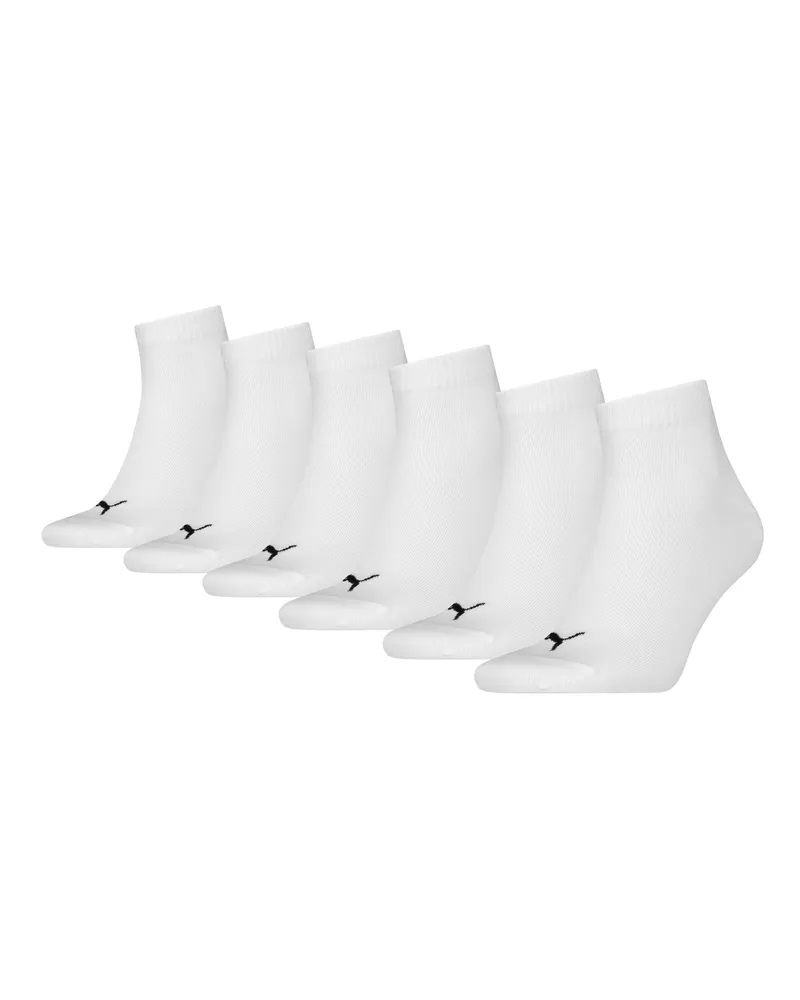 Puma Sportsocken Unisex (6er-Pack), Accessoires, Weiß Weiß