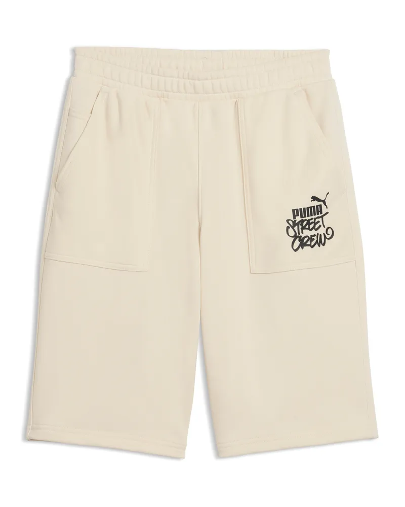 Puma MID 90s Relaxed Lange Shorts Teenager, Accessoires, Weiß Weiß