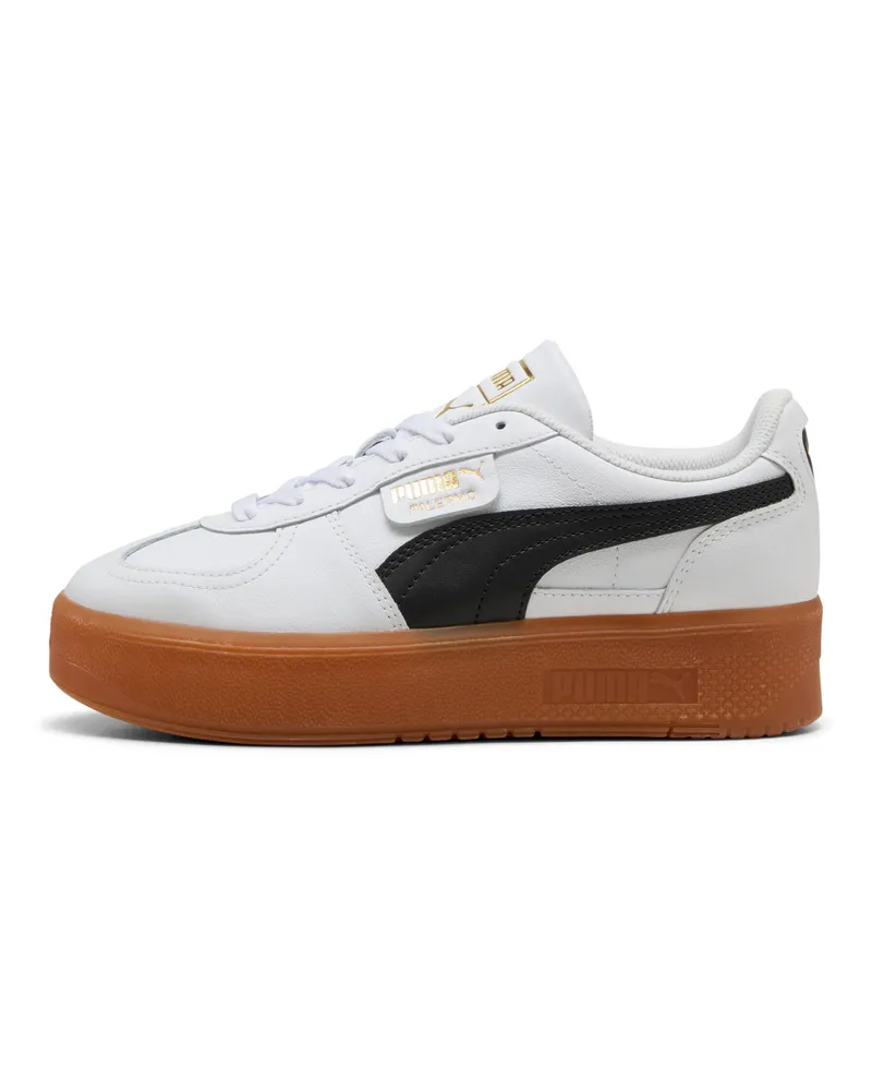 Puma Palermo Elevata Leather Sneakers Damen, Schuhe, Weiß Weiß