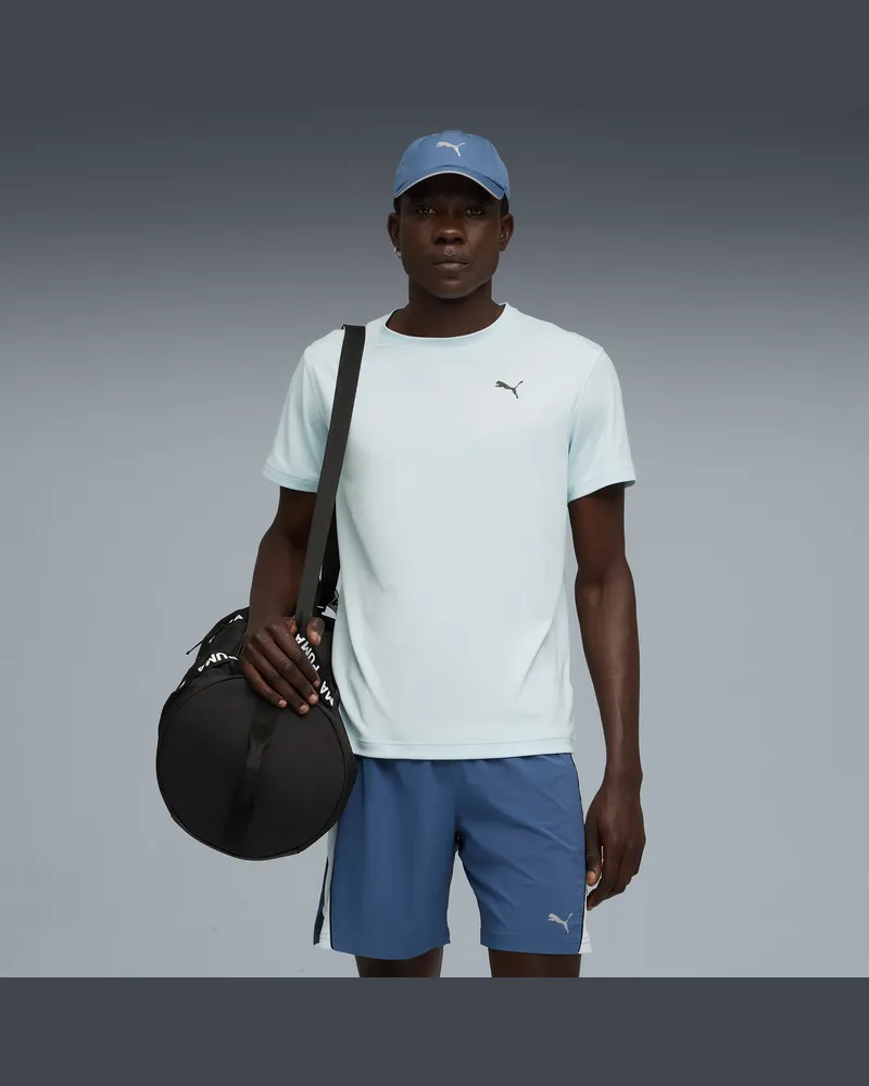 Puma Graphics Running Faster T-Shirt Herren, Kleidung, Blau Blau