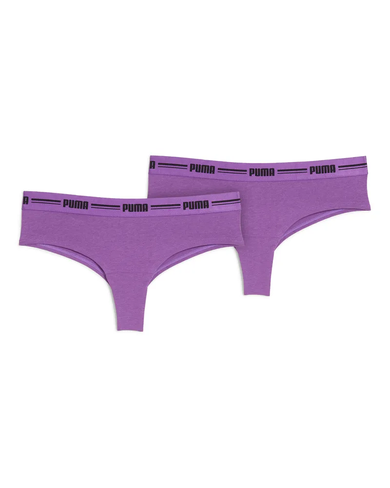 Puma Brazilian Slip Damen (2er-Pack), Kleidung, Lila Lila