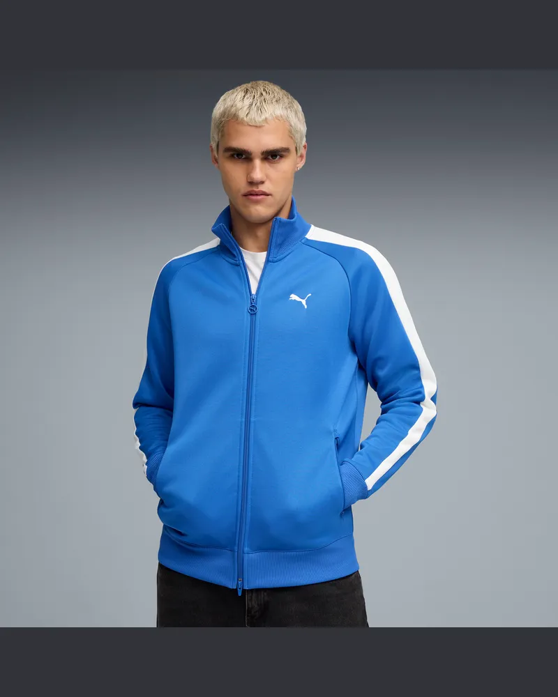 Puma T7 ALWAYS ON Trainingsjacke Herren, Kleidung, Blau Blau