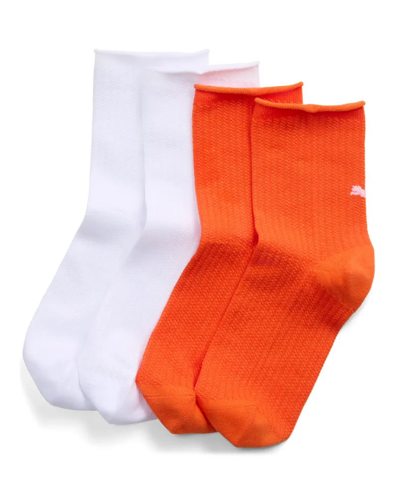 Puma Kurze Socken Damen (2er-Pack), Kleidung, Weiß Weiß