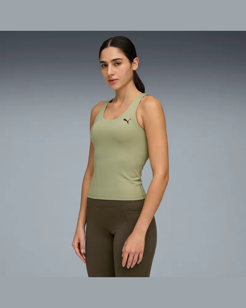 Puma TAD ESSENTIALS 2-in-1-Tanktop Damen, Kleidung, GrÃ¼n Grã¼n