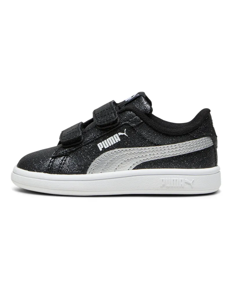 Puma Smash 3.0 Glitz Glam Sneakers Baby, Schuhe, Schwarz Schwarz