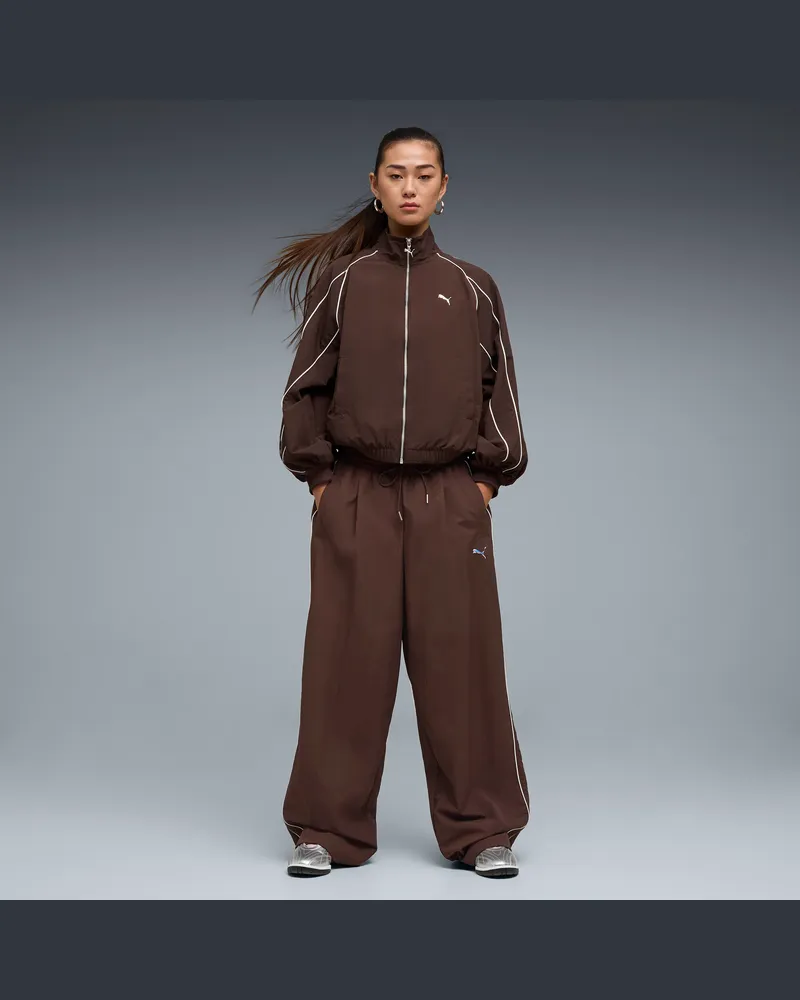 Puma T7 Trainingshose Damen, Kleidung, Braun Braun