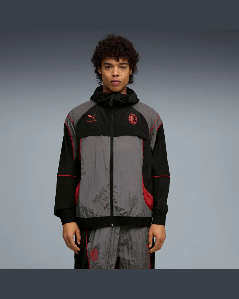 Puma AC MILAN x SLAM JAM Trainingsjacke Herren, Accessoires, Schwarz Schwarz