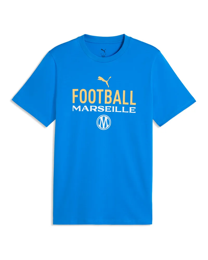 Puma Olympique de Marseille ftblCulture T-Shirt Herren, Accessoires, Blau Blau