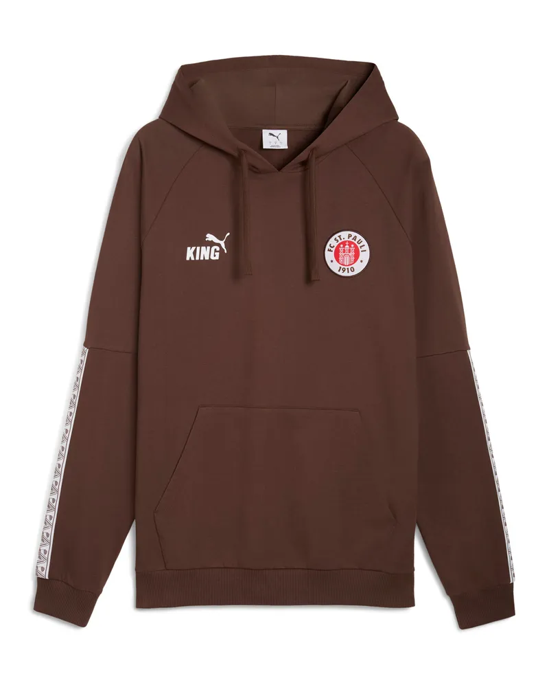 Puma FC St. Pauli KING Hoodie Herren, Accessoires, Braun Braun