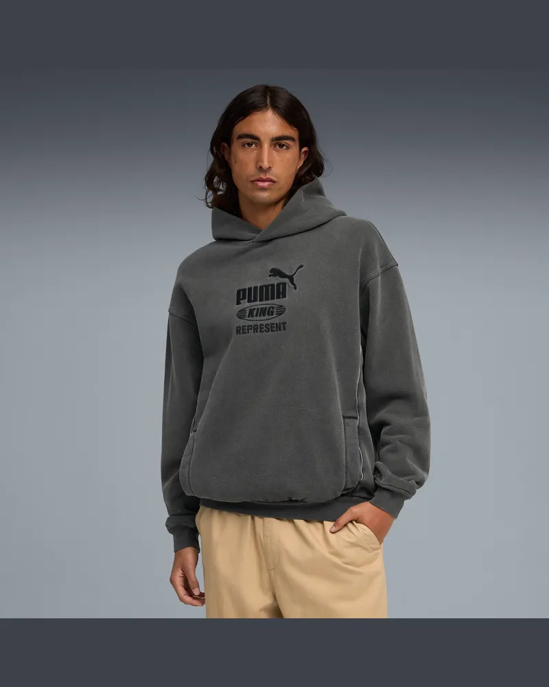Puma x REPRESENT Hoodie Herren, Kleidung, Grau Grau
