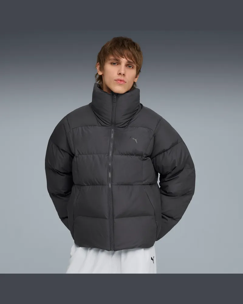 Puma Wardrobe Essentials Pufferjacke Herren, Kleidung, Grau Grau