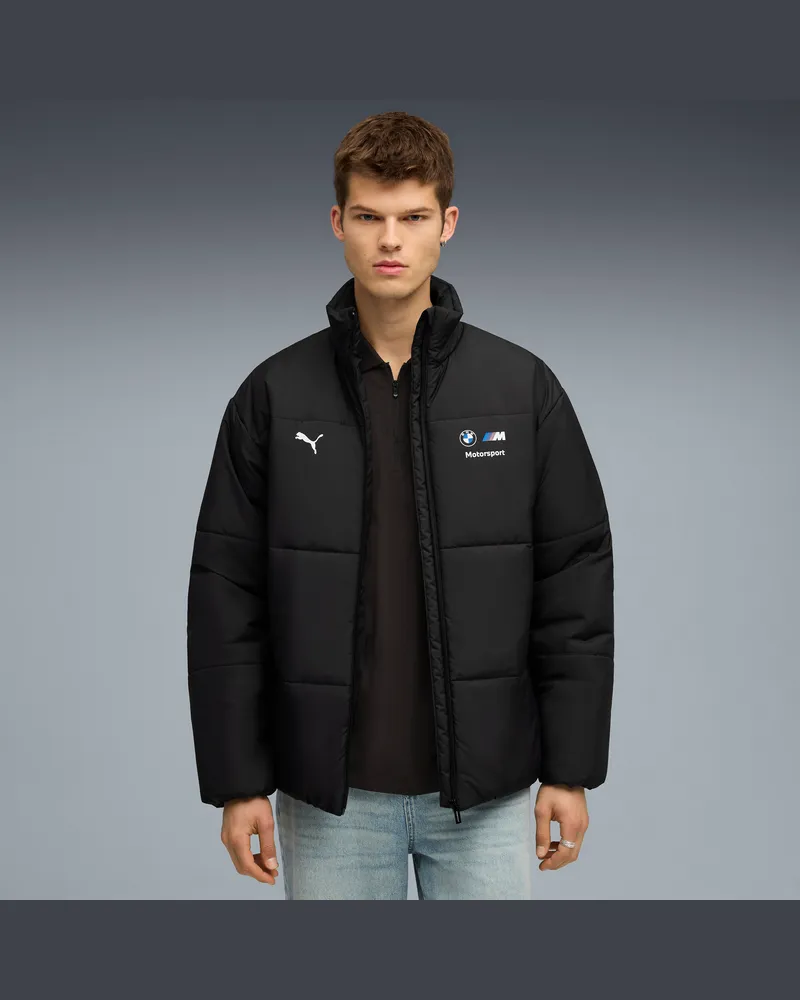 Puma BMW Motorsport Essentials Pufferjacke Herren, Kleidung, Schwarz Schwarz