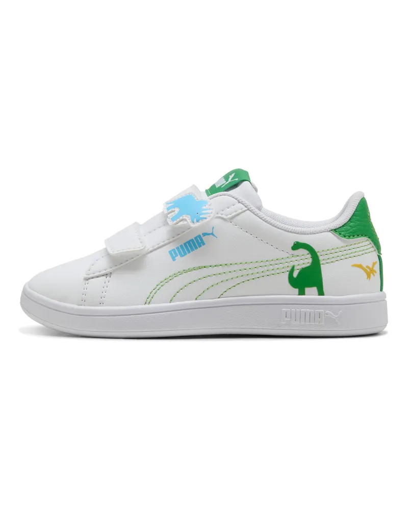 Puma Smash 3.0 Dino Sneakers Kinder, Schuhe, Weiß Weiß