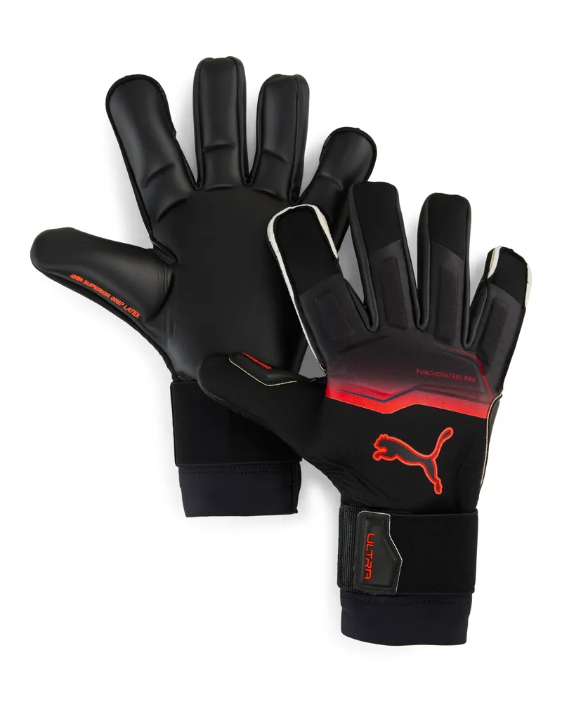 Puma ULTRA Ultimate Hybrid Torwarthandschuhe, Accessoires, Schwarz Schwarz