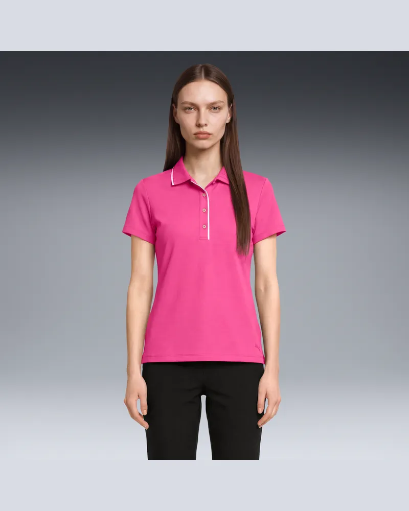 Puma CLOUDSPUN Bridges Kurzärmeliges Golf-Polo Damen, Kleidung, Rosa Rosa