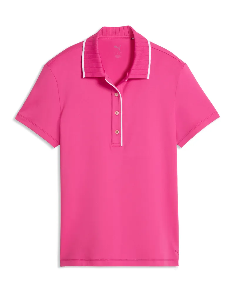 Puma CLOUDSPUN Bridges Kurzärmeliges Golf-Polo Damen, Kleidung, Rosa Rosa