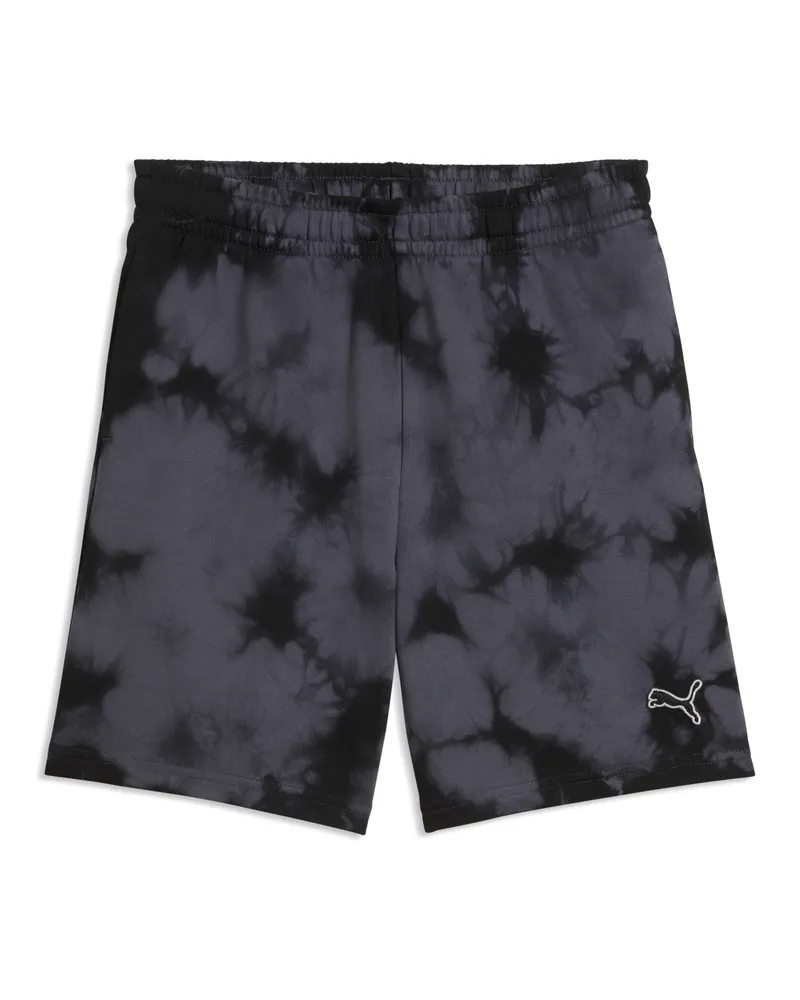 Puma Essentials Relaxed Tie Dye Shorts Teenager, Accessoires, Schwarz Schwarz