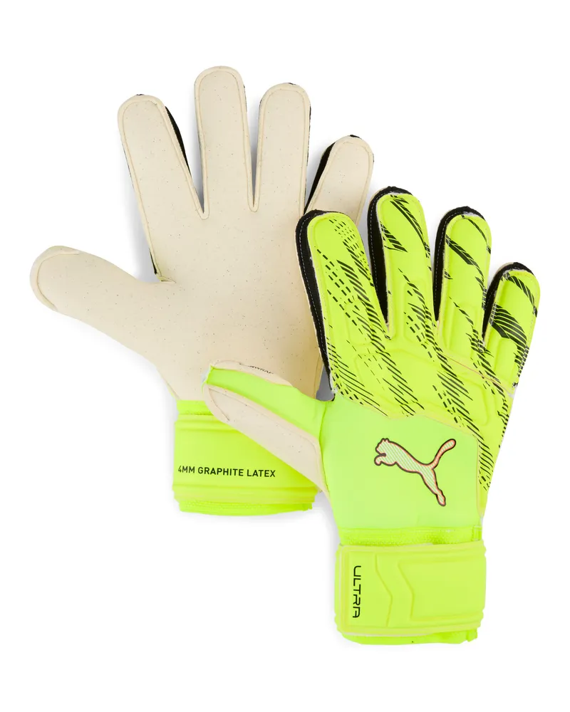 Puma ULTRA Pro Protect Torwarthandschuhe Teenager, Accessoires, Gelb Gelb