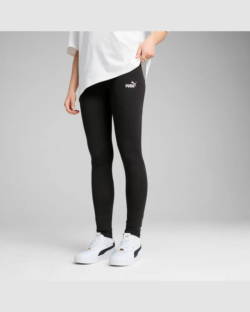 Puma Essentials Small No. 1 Logo Leggings Damen, Kleidung, Schwarz Schwarz