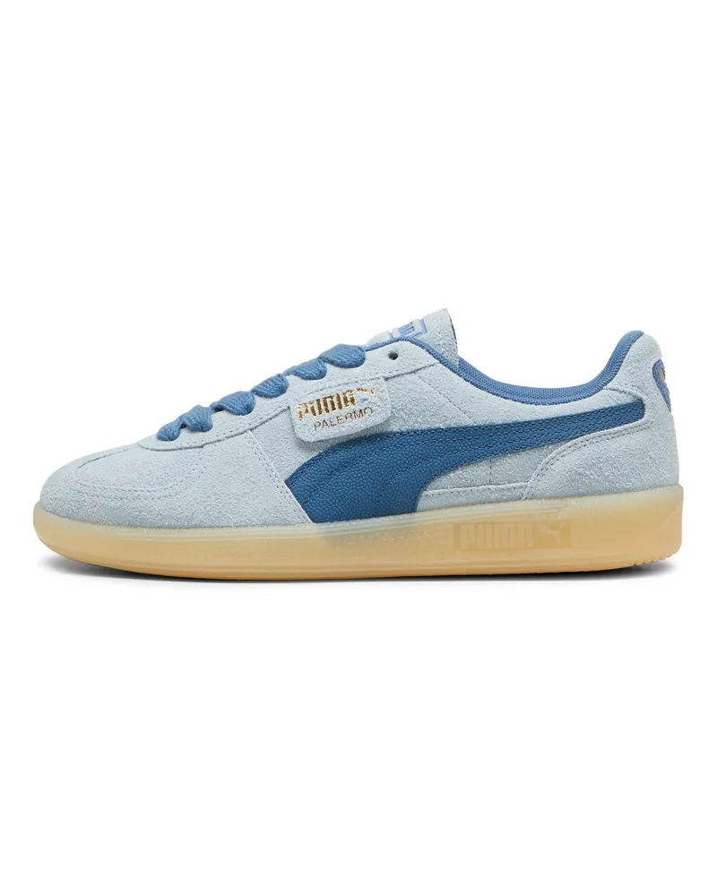 Puma Palermo Hairy Sneakers Unisex, Schuhe, Blau Blau