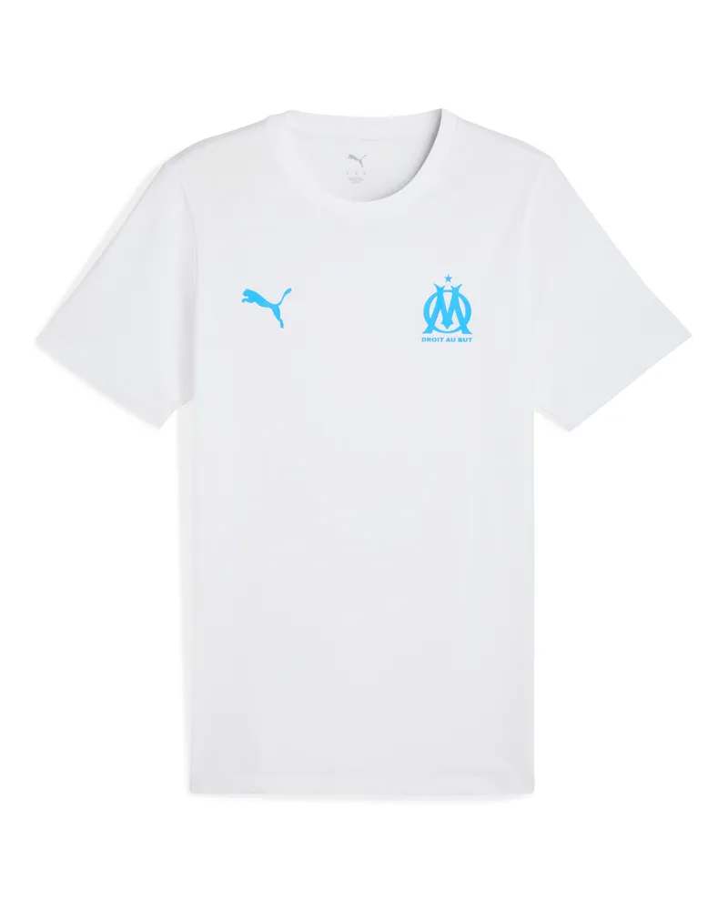 Puma Olympique de Marseille FtblEssentials T-Shirt Herren, Accessoires, Weiß Weiß