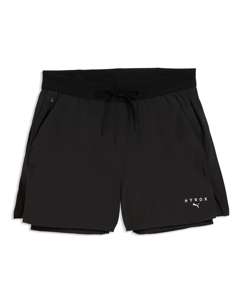 Puma x HYROX DRYELITE 2-in-1 Shorts Damen, Accessoires, Schwarz Schwarz