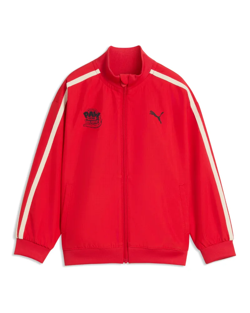 Puma x PAW PATROL T7 Relaxed Trainingsjacke Kinder, Accessoires, Rot Rot