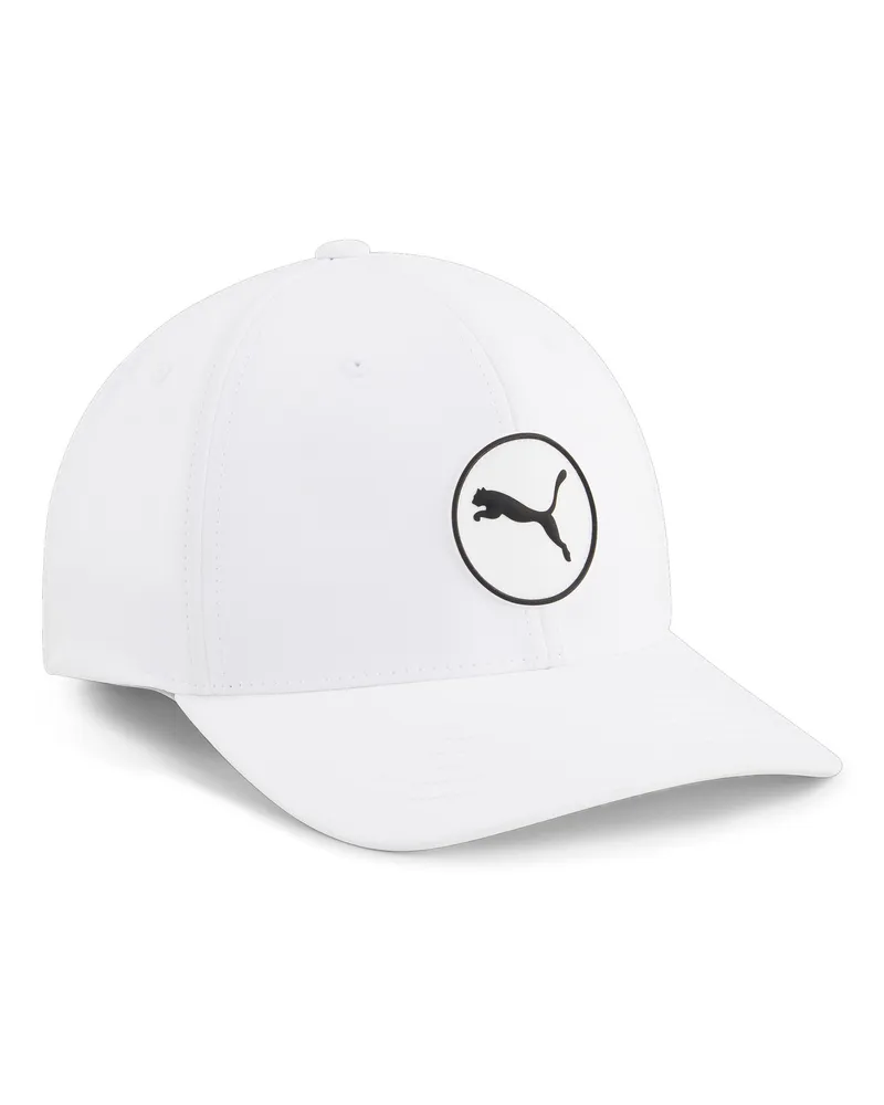 Puma Circle Cat Tech Golfcap, Accessoires, Weiß Weiß
