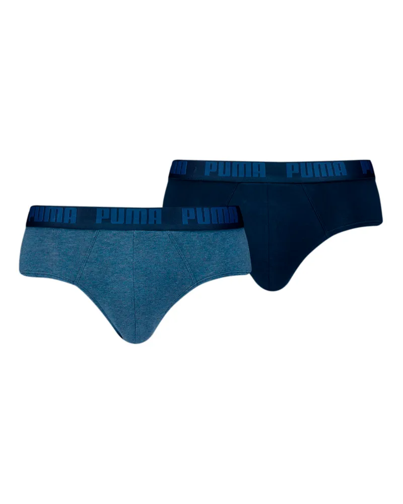 Puma Slips Herren (2-er Pack), Kleidung, Blau Blau