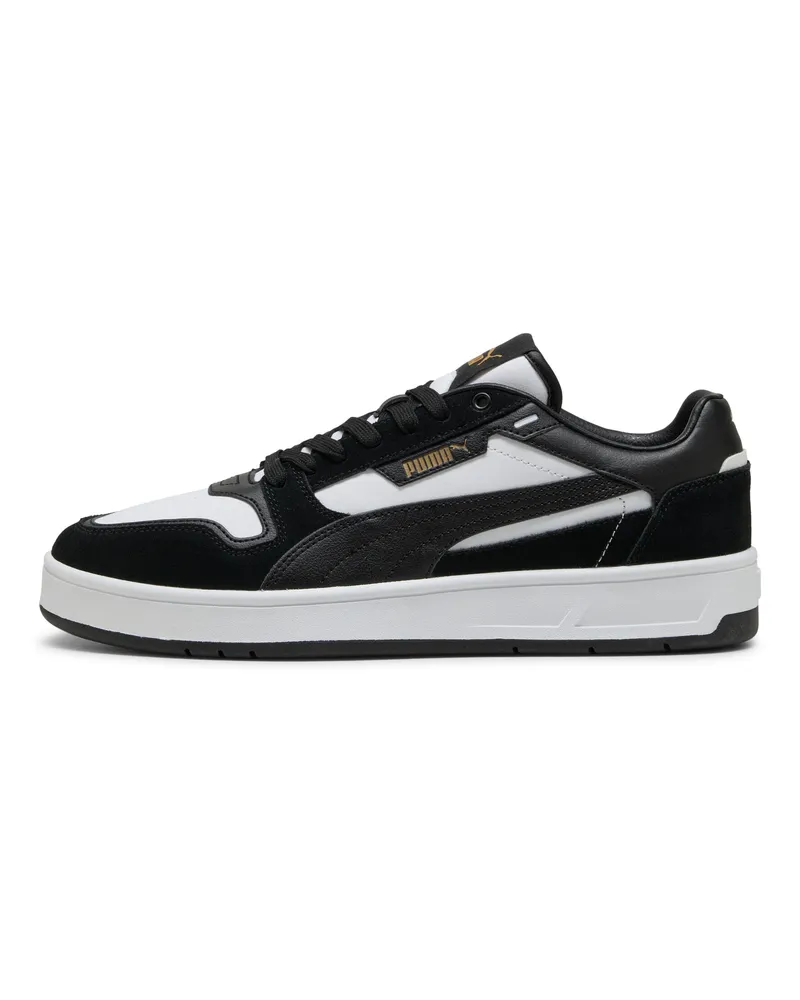 Puma Court Classic Sneakers aus Wildleder Unisex, Schuhe, Weiß Weiß