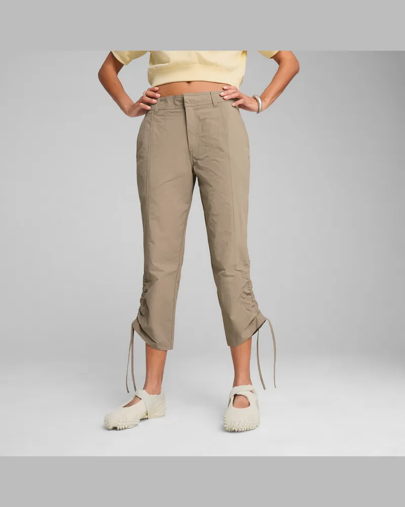 Puma YONA Caprihose Damen, Kleidung, Braun Braun
