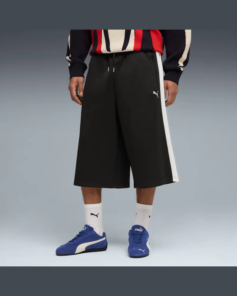 Puma T7 Relaxed Shorts Herren, Kleidung, Schwarz Schwarz